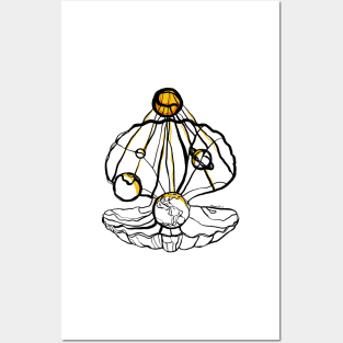 Single Line - Shell Posters and Art